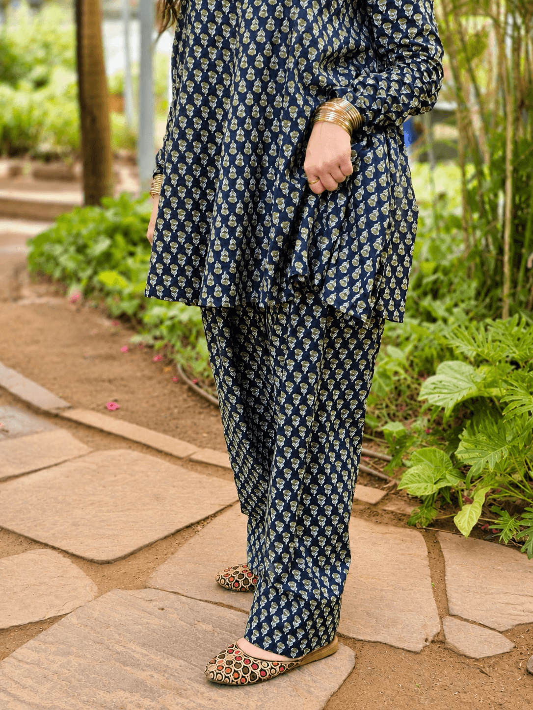 BLUEBERRY FARSI SALWAR SET