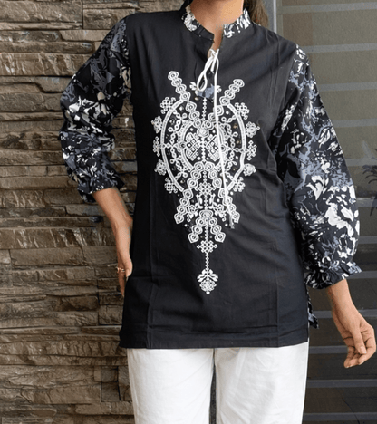 RAGINI EMBROIDERED SHORT KURTI