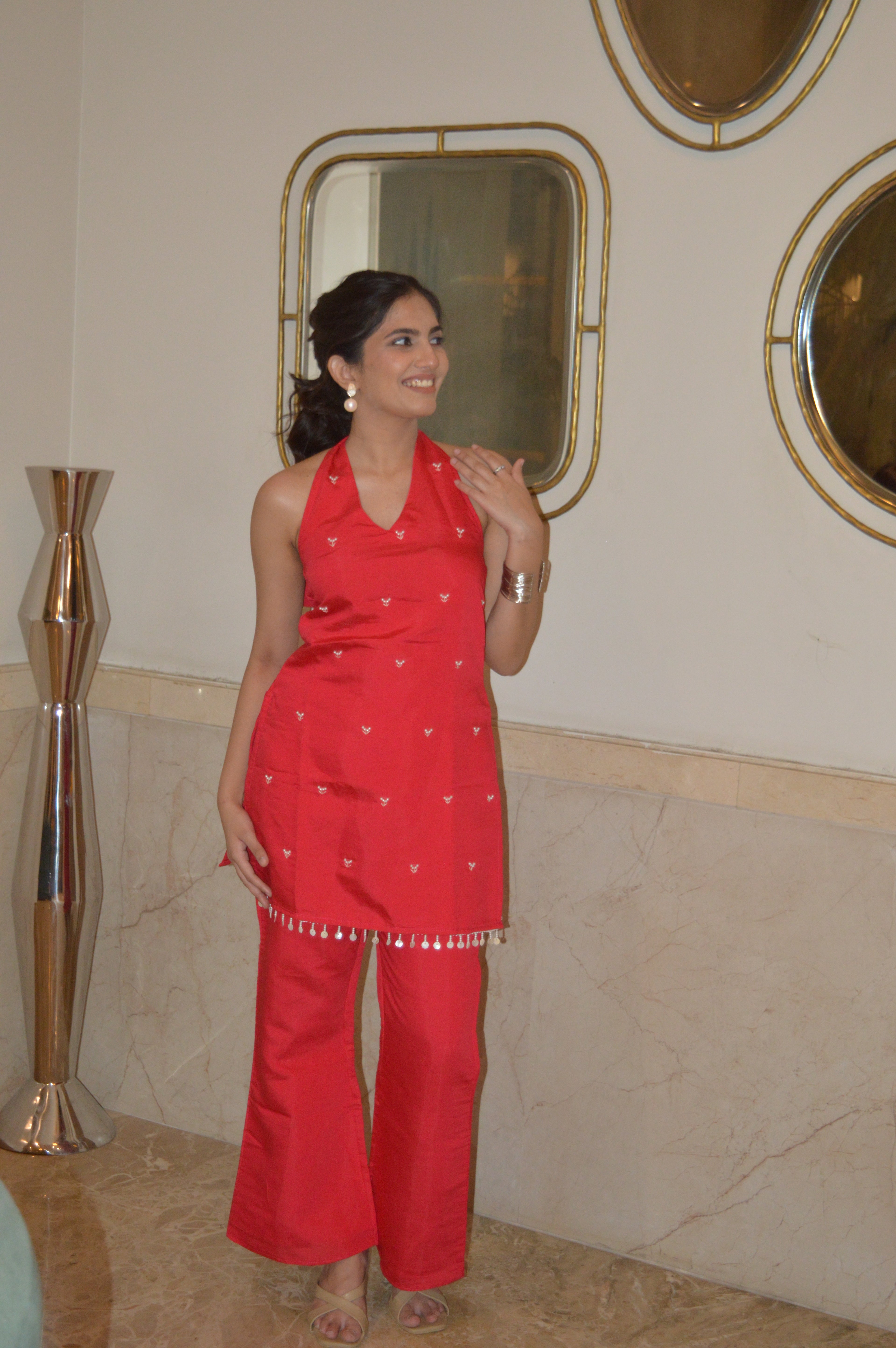 Scarlet Shine Coord Set