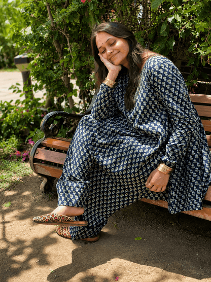 BLUEBERRY FARSI SALWAR SET