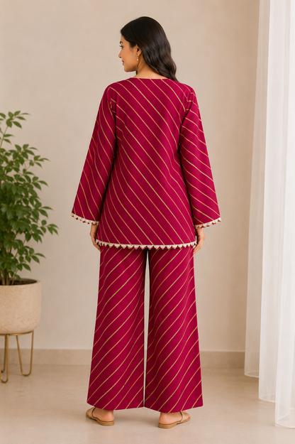 RANI LEHERIYA COORD SET