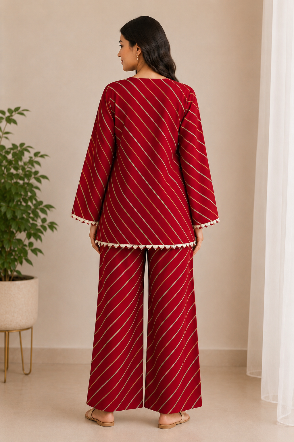 LAL LEHERIYA COORD SET