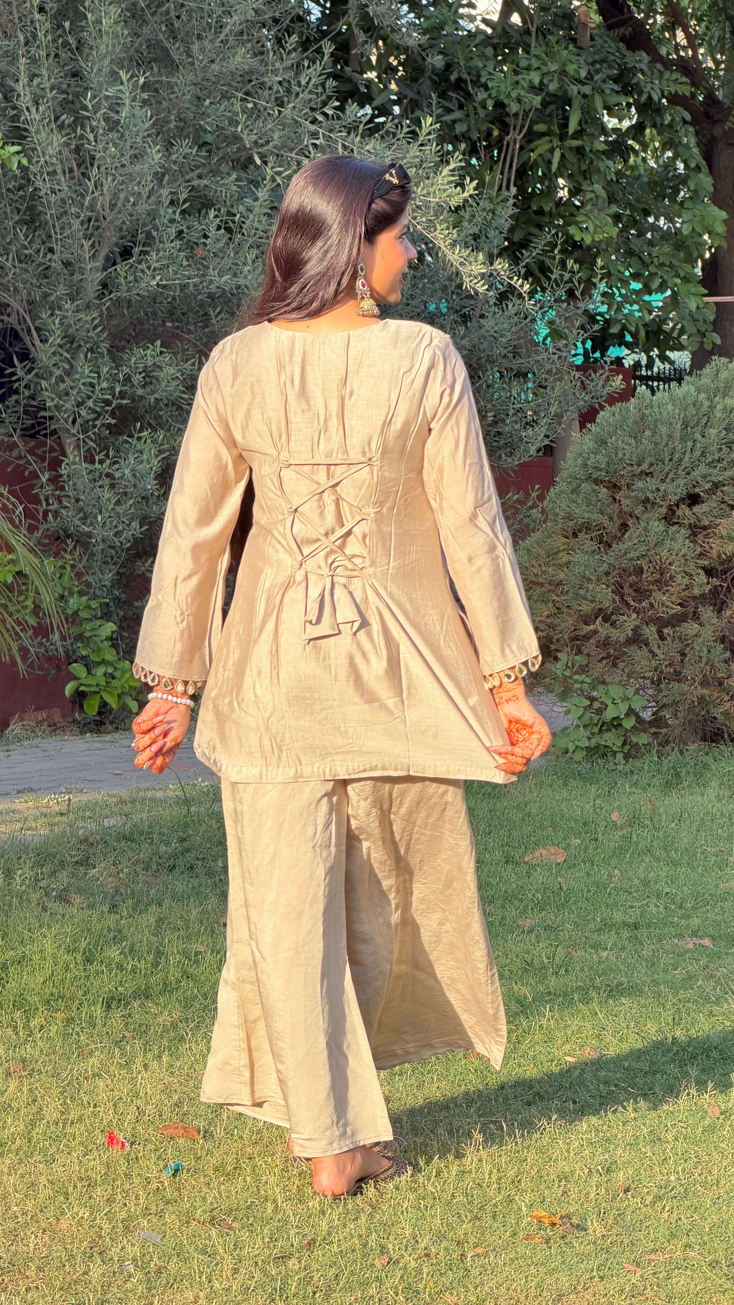 KIRAN MIRROR WORK COORD SET