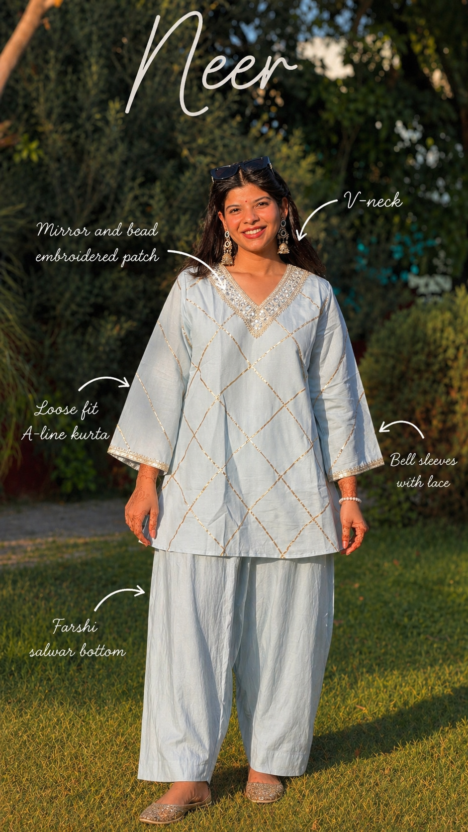 NEER MIRROR GOTTA WORK COORD SET