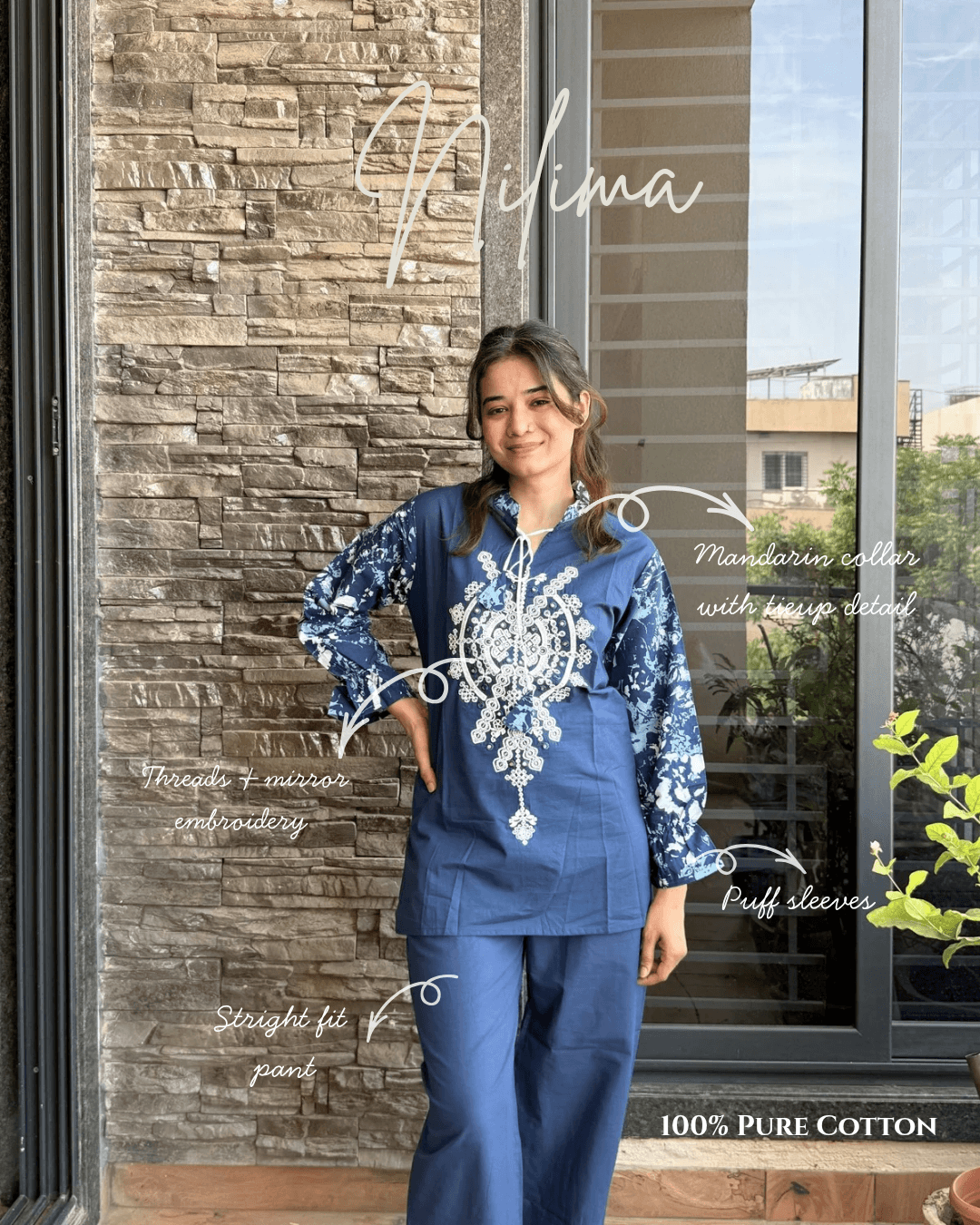 NEELIMA EMBROIDERED COORDS SET