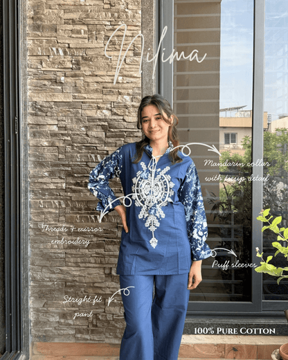 NEELIMA EMBROIDERED COORDS SET