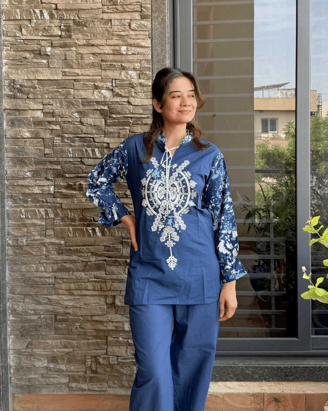 NEELIMA EMBROIDERED COORDS SET