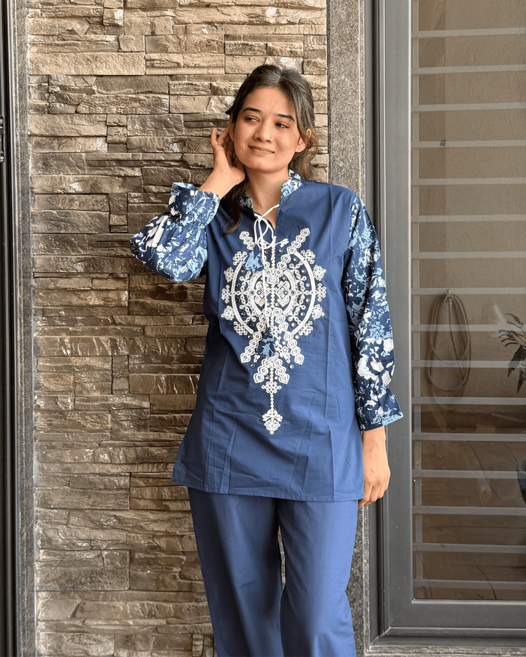 NEELIMA EMBROIDERED COORDS SET